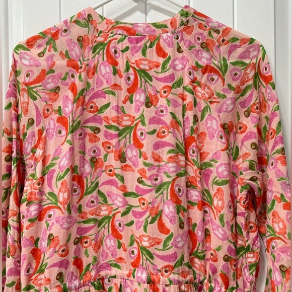 Banjanan Bazaar Organic Cotton Maxi Dress in Mini Bloom Rose - Picture 14 of 16